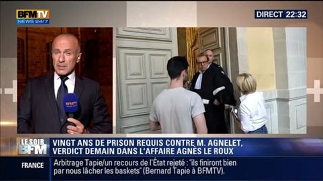 Le Soir BFM: Meurtre d'Agnès Le Roux: 20 ans de réclusion requis contre Maurice Agnelet - 10/04 1/3