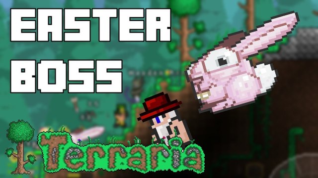 Terraria's Easter Boss! (Lepus, Boots of Ostara, Egg MOBILE - video