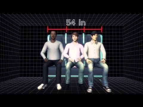 Adjustable airline seats designed to fit your size and budget