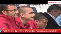 Fatih Terim, Spor Toto 3'üncü Lig Karması maçını izledi -