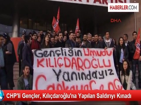 CHP'li Gençler, Kılıçdaroğlu'na Yapılan Saldırıyı Kınadı