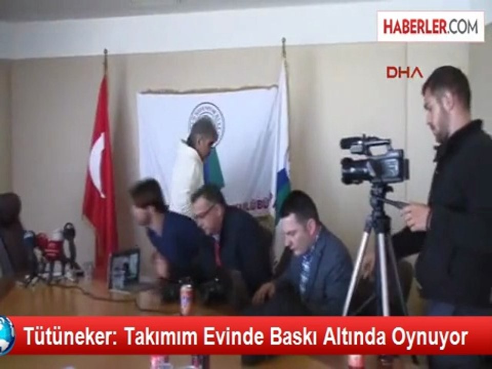 Tütüneker: Takımım Evinde Baskı Altında Oynuyor