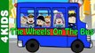 The Wheels On The Bus Go Round And Round | Nursery Rhymes | Vocals | Juniors toons