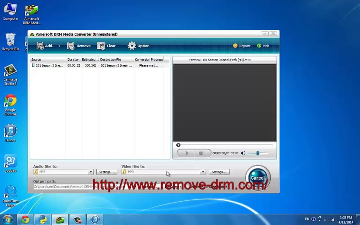 How to extract audio track from iTunes M4V Videos and convert m4v to mp3 format