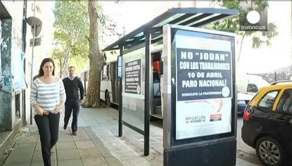 Arjantin'de grev yaşamı felç etti