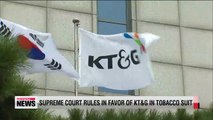 Korea's Supreme Court rules in favor of KTnG in 'tobacco suit' (2)