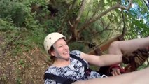 Jungle Zipline... crazy GoPro footage!