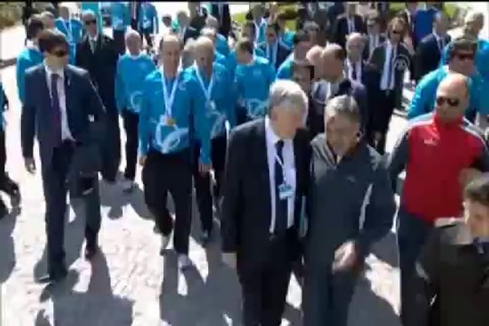 Cumhurbaşkanı Gül, pedal çevirdi