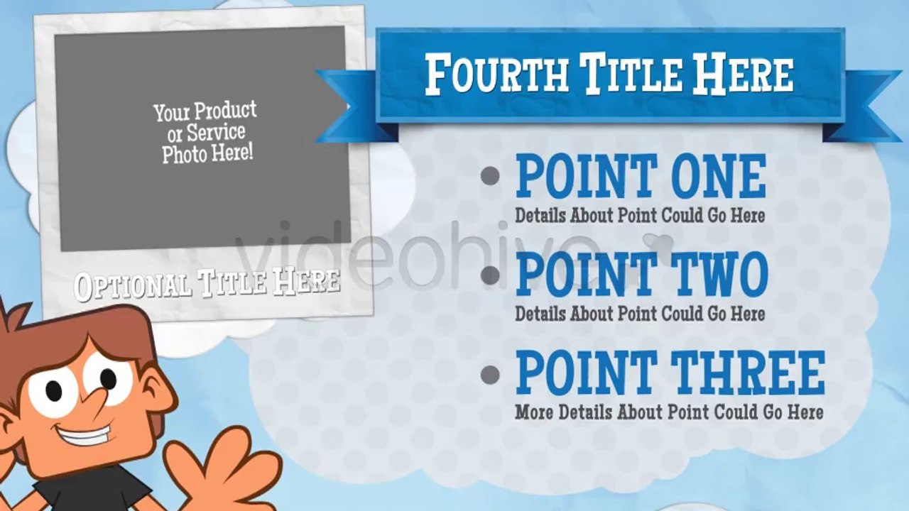 Cloud Cartoon Presentation - After Effects Template