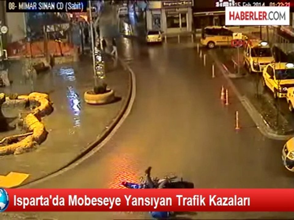 Isparta'da Mobeseye Yansıyan Trafik Kazaları - Haber32.com