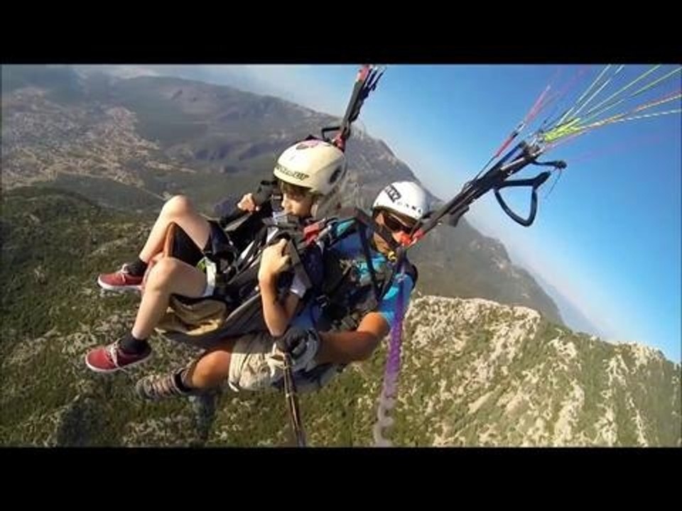 Paragliding off Babadag, Oludeniz, Turkey (August 2012)