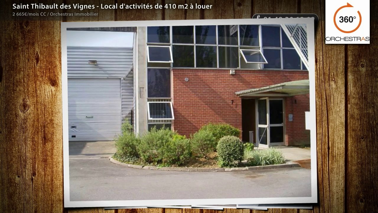Saint Thibault des Vignes - Local d'activités de 410 m2 à louer