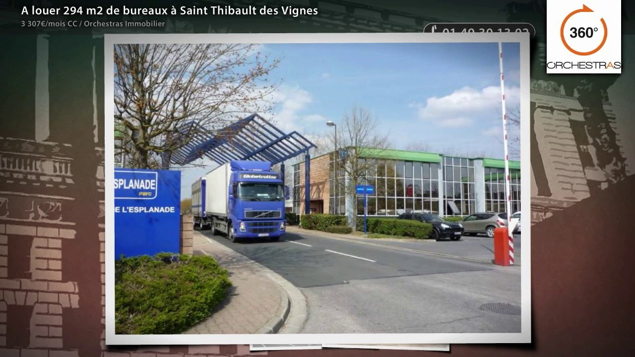A louer 294 m2 de bureaux à Saint Thibault des Vignes