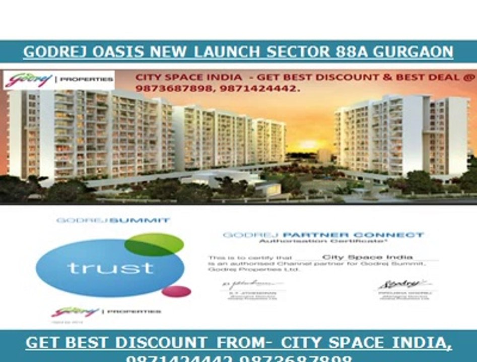 Godrej Sector 88a~\\9873687898+9871424442//~Oasis New Launch gurgaon