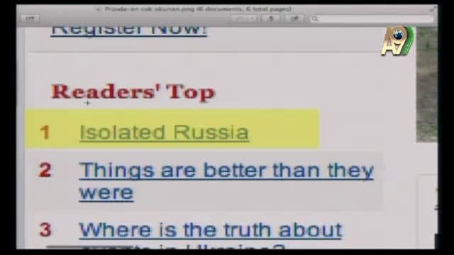 Sayın Adnan Oktar’ın Pravda gazetesinde ve İran’da yayınlanan makaleleri