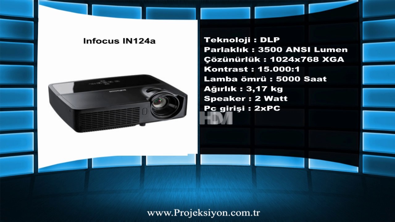 Infocus IN124a Full 3D Projeksiyon