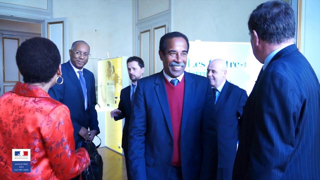 George PAU-LANGEVIN rencontre Jean-Pierre PHILIBERT, Président de la FEDOM