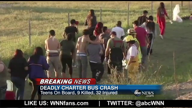 Fiery Bus Crash Leaves 9 Dead, Dozens Injured * Reportage US *