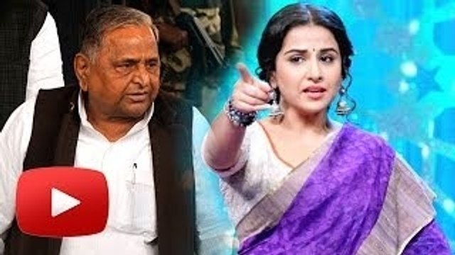 Vidya Balan SLAMS Mulayam Singh Yadav On Defending RAPIST !