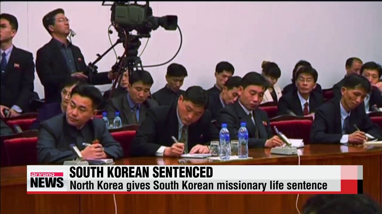 North Korea sentences South Korean missionary to life with hard labor on spying charges