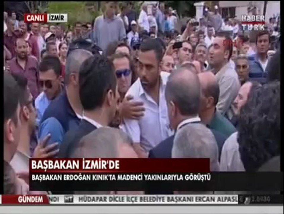 Başbakan Recep Tayyip Erdoğan'dan Madenci yakınlarına sürpriz ziyaret! - 29.05.2014