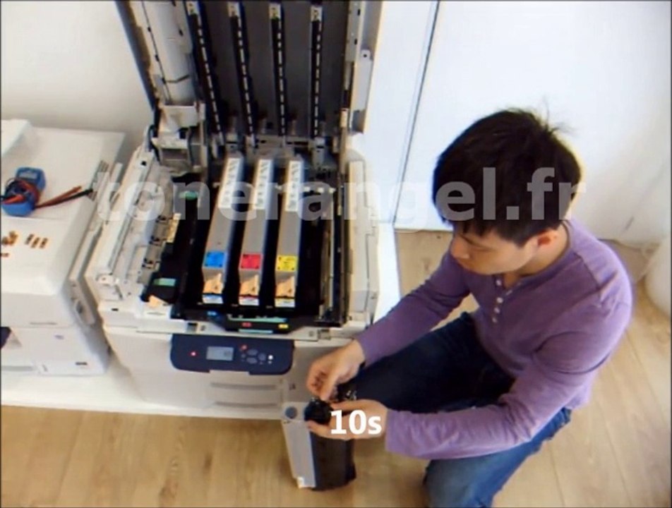 INSTRUCTIONS POUR REINITIALISER LE TAMBOUR  DE L’IMPRIMANTE OKI C9655