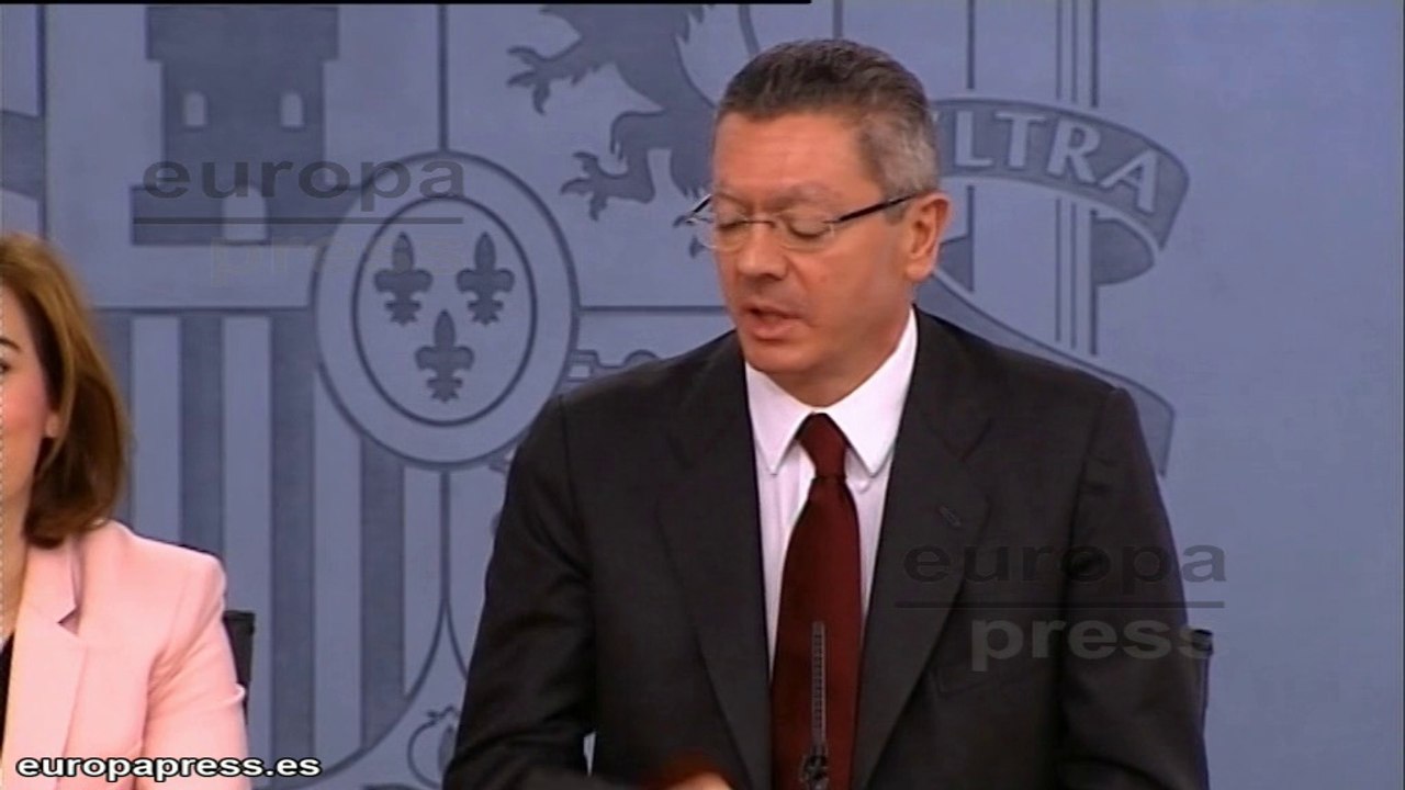 Gallardón culpa al CGPJ y Consejo Fiscal retraso ley aborto