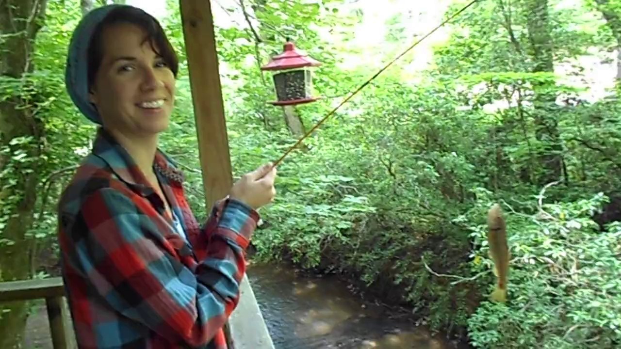 Brittney's catching fish and taking names