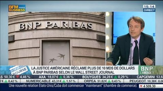 BNP Paribas chute lourdement en Bourse: Gilles Moec, dans Intégrale Bourse – 30/05