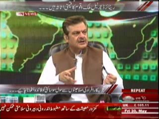 Aaj Ki Baat (Retired Jarnail Mulko Qaum Ka Asasa Hain) 29 May 2014 Part-2