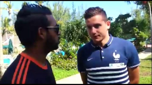 Florian Thauvin rencontre les membres du OM Fan Club 974
