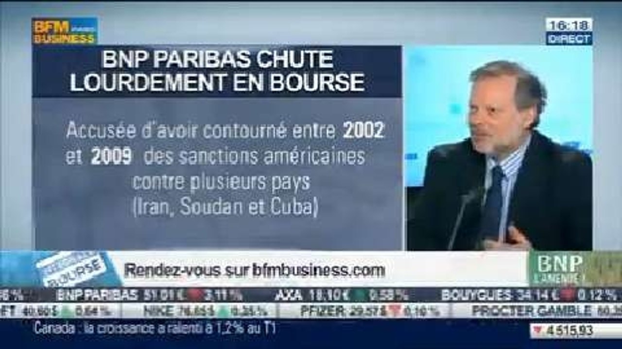 Bilan Hebdo: Chute en bourse de l'action de BNP Paribas, Philippe Béchade et Jean-Louis Cussac, dans Intégrale Bourse – 30/05