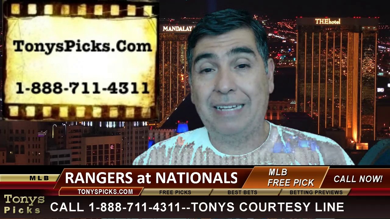 Washington Nationals vs. Texas Rangers Pick Prediction MLB Odds Preview