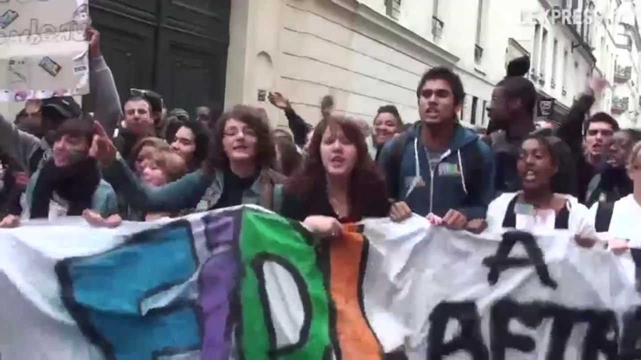 Les lycéens ne battent pas en retraite