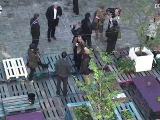 Visite du squatt de la Place des Vosges