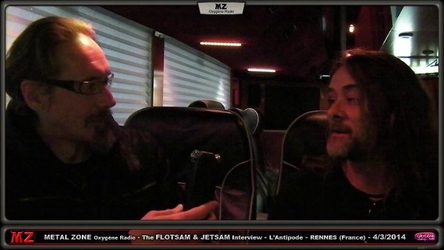 Metal Zone O.R - THe FLOTSAM & JETSAM Interview in Rennes (France)