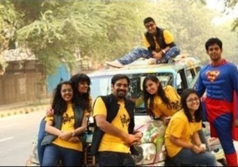 Performance Group Attempt to Make Delhi Smile