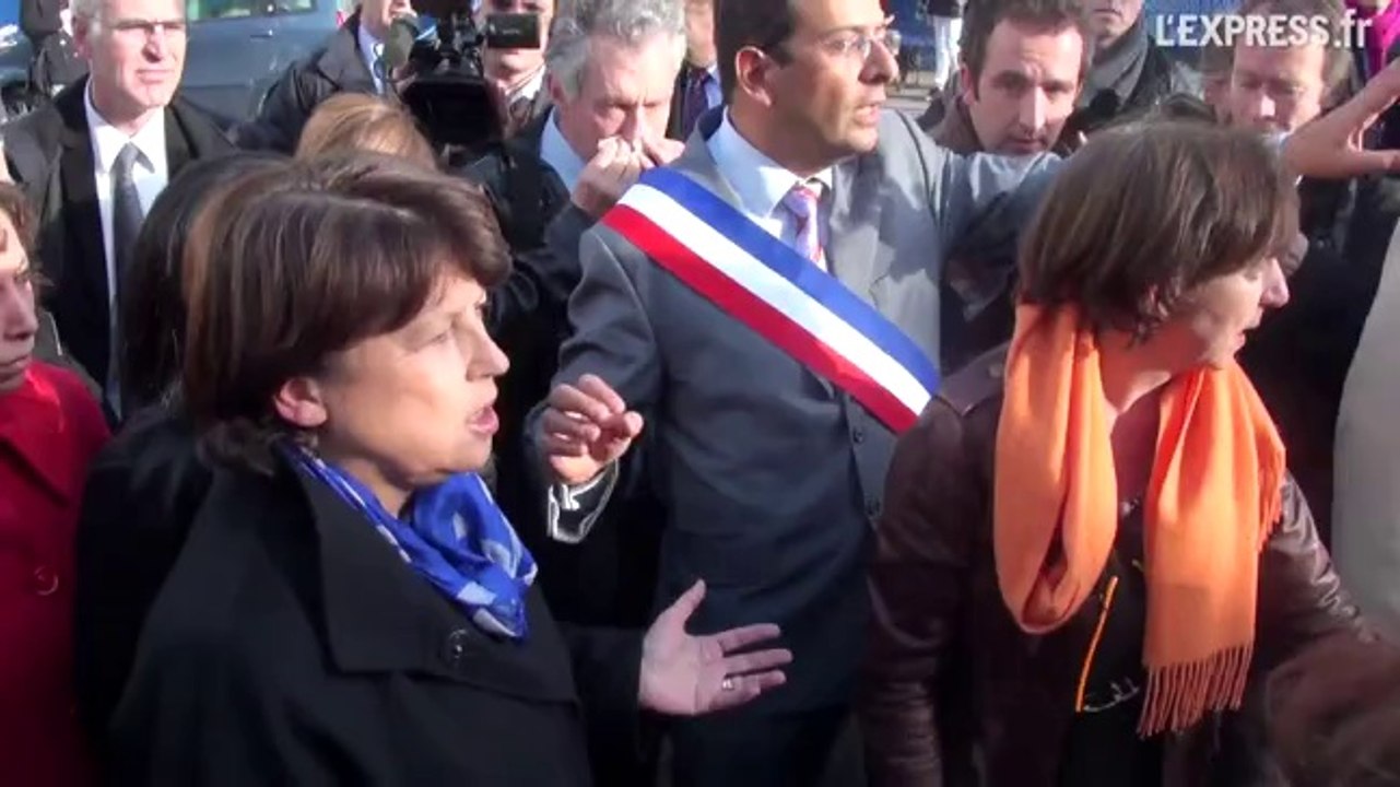 Martine Aubry à Clamart - Reportage