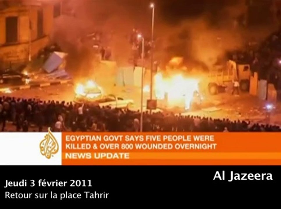 Zapping - Manifestations en Egypte