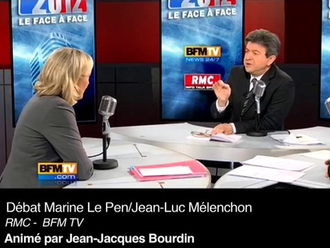 Zapping des matinales du 14 février 2011: Marine Le Pen / Jean-Luc Mélenchon