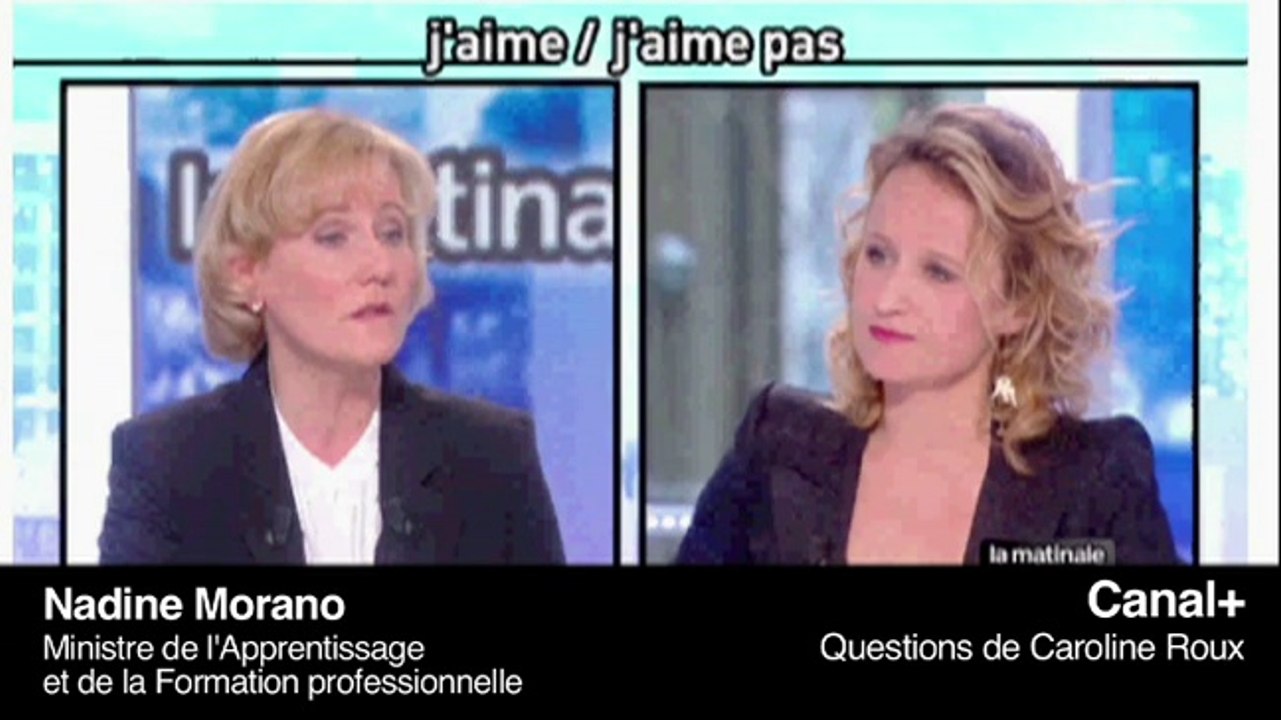 Nadine Morano sur Canal+