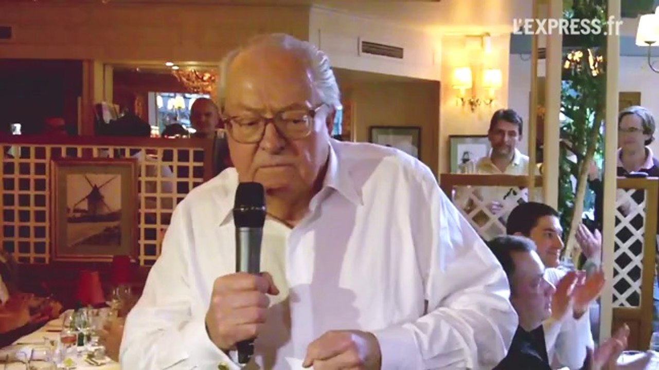 Jean-Marie Le Pen parle de l'affaire DSK