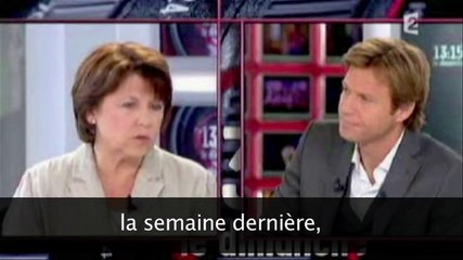Martine Aubry passe au sérum de vérité