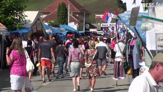 Ambiance au Festival de fanfares de Guca
