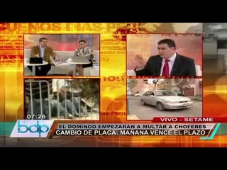 Asociación Automotriz: MTC evaluaría ampliar plazo para cambio de placas