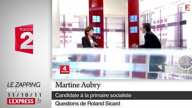 Montebourg ne va pas fixer le cap d'Aubry / Le Zapping des matinales