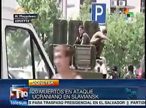 Más muertos en Slaviansk y Donetsk; resisten los federalistas