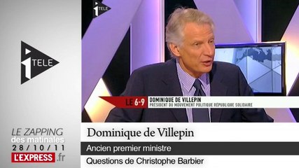 "J'ai vu un président à bout de souffle" / Le Zapping des matinales