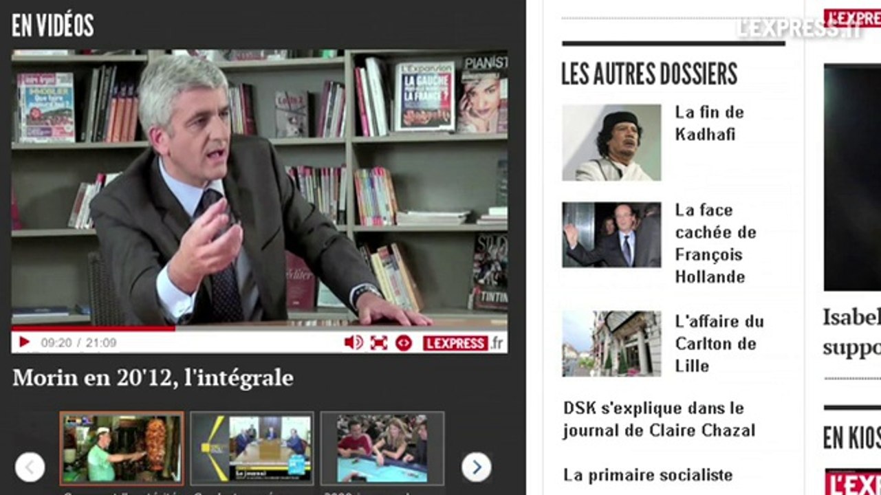 Nouvelle formule: L'Express perd son .fr