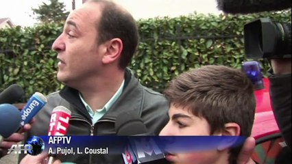 Témoignages devant le collège juif Ozar Hatorah de Toulouse